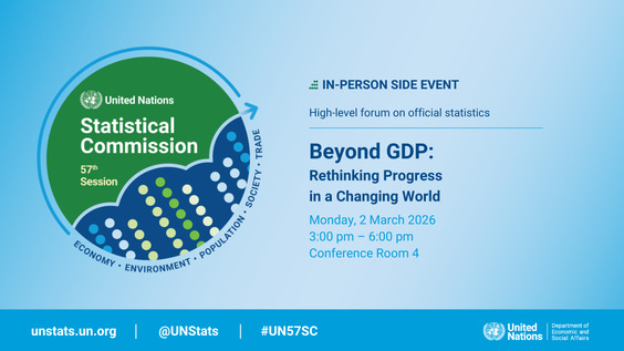 High Level Forum on Official Statistics: Beyond GDP: Rethinking Progress in a Changing World (57th Statistical Commission Side Event)