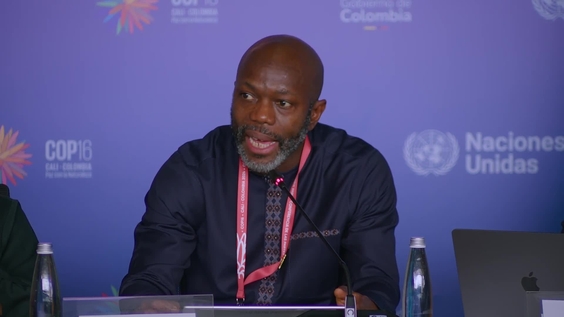 Press Conference: Addressing the Urgent Need to Scale Up Funding for Biodiversity  – United Nations Biodiversity Conference 2024