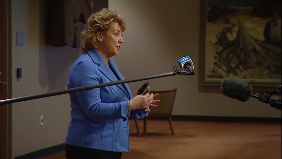 Geraldine Byrne Nason (Ireland) on Ukraine - Security Council Media Stakeout