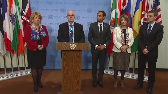 Estonia, France, Ireland, Norway and Albania on the Middle East - Security Council Media Stakeout
