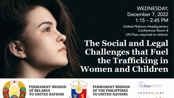 The Social and Legal Challenges that Fuel the Trafficking in Women and Children