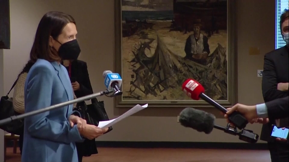 Trine Heimerback (Norway) on elections in Libya - Security Council Media Stakeout