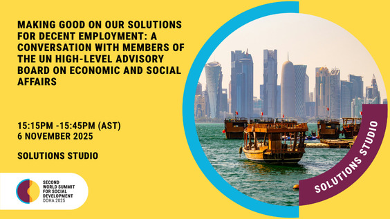 Partner Sessions - Making Good on Our Solutions for Decent Employment