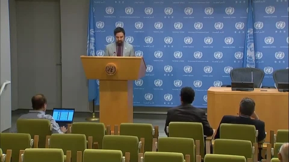 YT - Announcement of GA - Brenden Varma (GA President Spokesperson) on Emergency Special Session, Human Rights, Morning Dialogues, and President&#039;s Press Conference - Clip