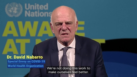 Bringing Health to the World" Melissa Fleming (UN) interviews Dr. David Nabarro (Special Envoy of the WHO Director-General on COVID-19) - Awake at Night: S7-E2