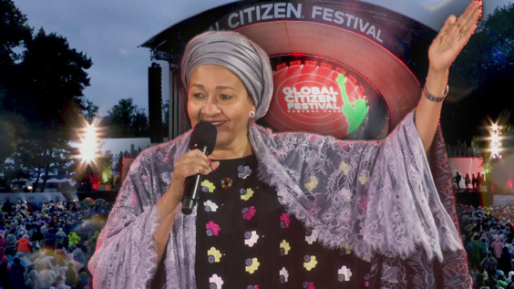  Amina Mohammed, Deputy Secretary-General, Visits Global Citizen Festival in Central Park