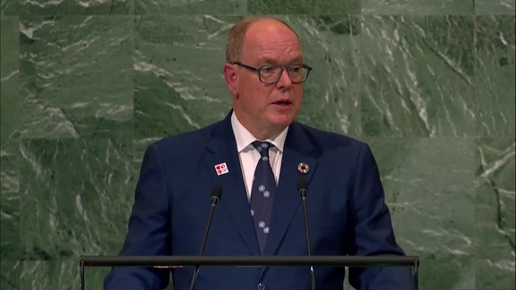 Monaco - Prince Addresses General Debate, 77th Session