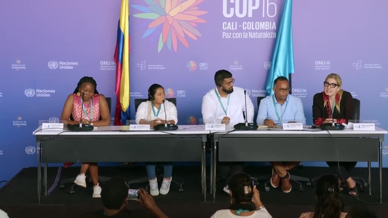Press Conference – Equator Prize 2024: Celebrating Indigenous and Local Solutions for Nature and Climate – United Nations Biodiversity Conference 2024