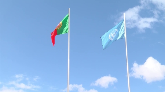 Flag Raising - UN Ocean Conference 2022