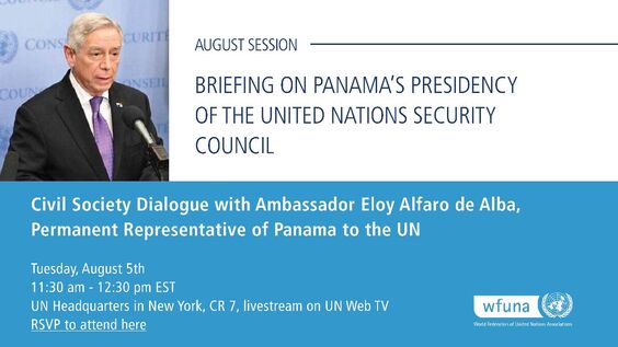 Civil Society Dialogue with United Nations Security Council President Eloy Alfaro de Alba (Panama)