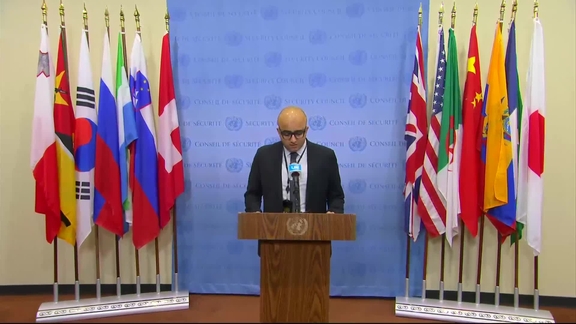 Security Council Media Stakeout, Ambassador Danny Danon, Permanent Representative of Israel to the United Nations