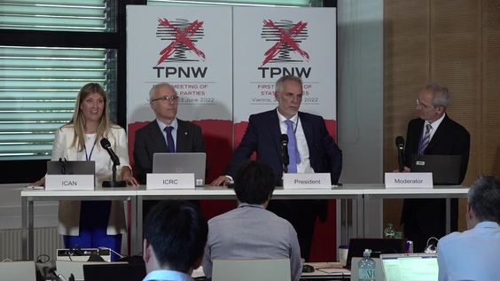 Closing day press conference, 1st Meeting of States Parties to the Treaty on the Prohibition of Nuclear Weapons, Vienna, Austria