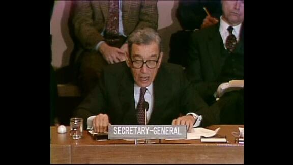 21st Meeting of Fifth Committee: 47th Session - Address by Secretary-General