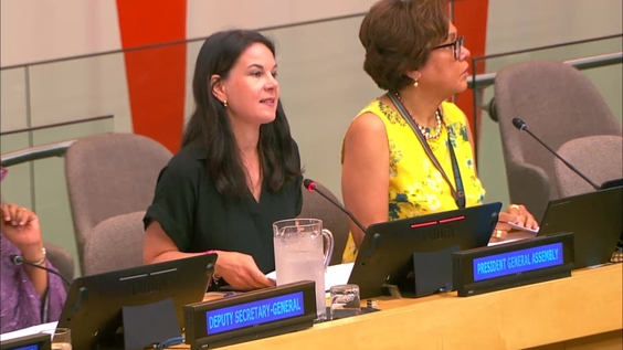 Annalena Baerbock (General Assembly President) on Taking Stock of the Pact for the Future - Informal meeting of the General Assembly, 80th session