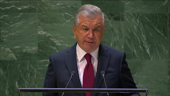Uzbekistan - President Addresses General Debate, 78th Session