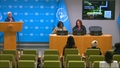 Bjørg Sandkjær (DESA) and Juliette Biao (UNFF) on the launch of the Global Forest Goals Report 2026 - Press Conference
