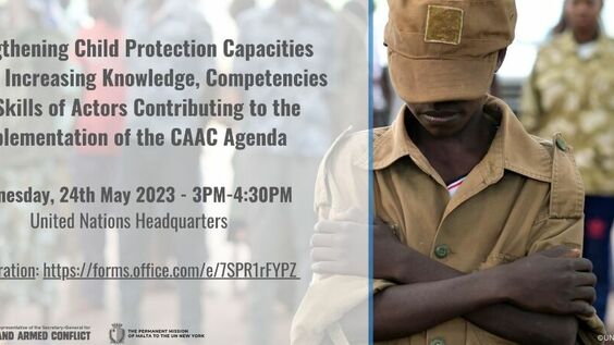 Strengthening Child Protection Capacities through Increasing Knowledge, Competencies and Skills of Actors Contributing to the Implementation of the Children and Armed Conflict (CAAC) Agenda