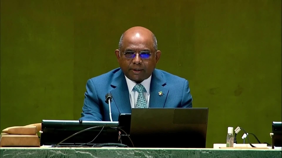 Abdulla Shahid (General Assembly President) on Strengthening of the coordination of humanitarian and disaster relief assistance of the United Nations, including special economic assistance