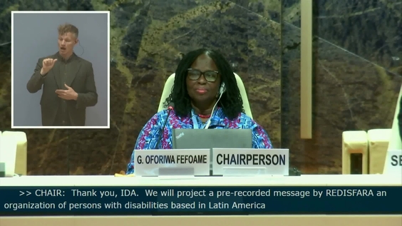 718th Meeting, 30th Session, Committee on the Rights of Persons with Disabilities (CRPD)