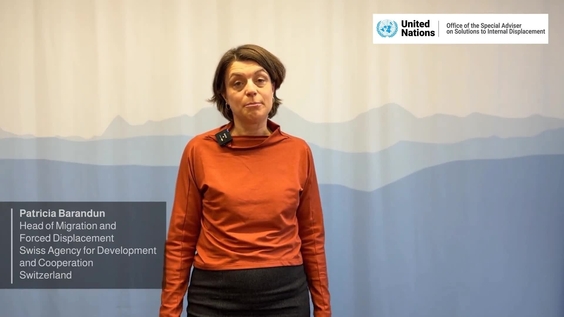Switzerland: SDC Patricia Barandun on support to solutions