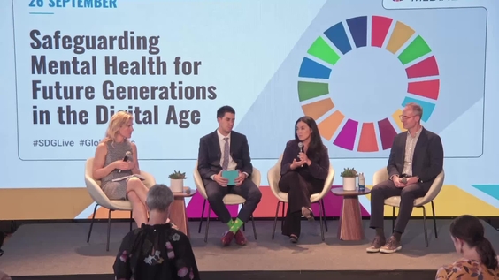 Safeguarding Mental Health for Future Generations in the Digital Age  - SDG Media Zone, 80th Session of the UN General Assembly