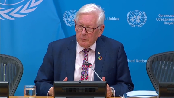 ECOSOC President Robert Keith Rae (Canada) on priorities of ECOSOC 2025 Session - Press Conference