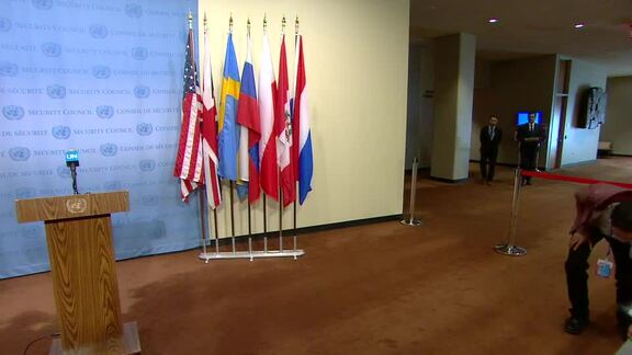 President of Security Council Briefs Press