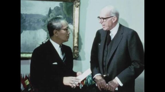 SANE Delegation Visiting Secretary-General U Thant