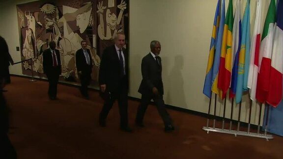 Chair of Advisory Commission on Rakhine State Addresses Press