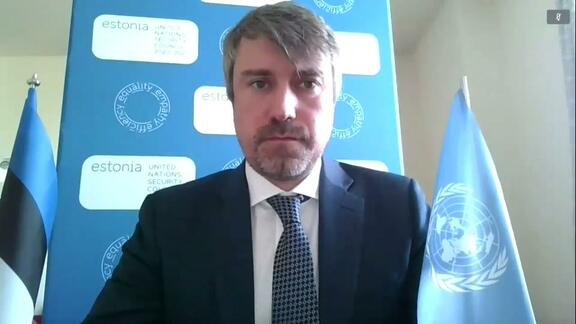 Security Council Virtual Media Stakeout by Deputy Permanent Representative of Estonia
