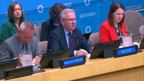 High-Level Segment of the Economic and Social Council, 37th meeting - 1) Reports Introduction; 2) UN at 80: the role of ECOSOC in leading action for a stronger and more effective multilateral system