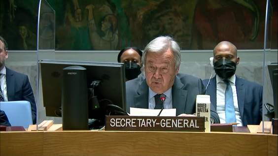 Antonio Guterres (Secretary-General) on maintenance of peace and security of Ukraine - Security Council, 9115th meeting