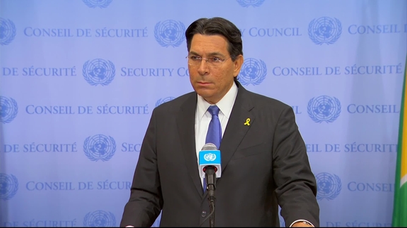 Danny Danon (Israel) on Iran - Security Council Media Stakeout