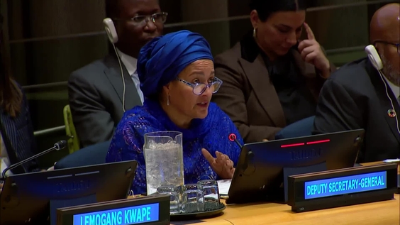 Amina J. Mohammed (Deputy Secretary-General) on the Thematic event of the General Assembly and Economic and Social Council on Landlocked Developing Countries