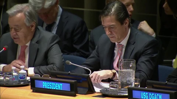 Intervención de António Guterres (Secretario General) Respecto a sus Prioridades Para el Año 2018 - Asamblea General, 72° Periodo de Sesiones