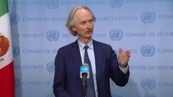 Geir O. Pedersen on Syria - Security Council Media Stakeout