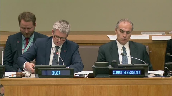 Einar Gunnarsson (Chair of Third Committee) Closing Remarks at the Third Committee, 53rd meeting - General Assembly, 72nd session