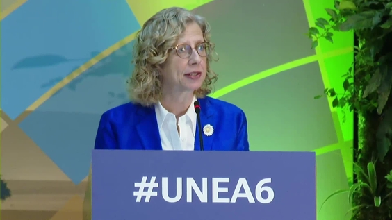 Inger Andersen (UNEP) at High-Level Segment & National Statements - Sixth Session of the UN Environment Assembly