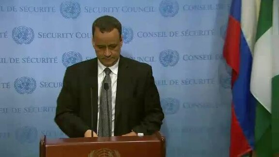 UN Envoy for Yemen Speaks to Press