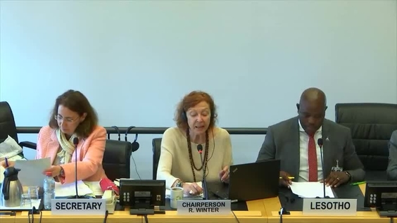 Consideration of Lesotho - 2294th Meeting 78th Session Committee on the Rights of the Child