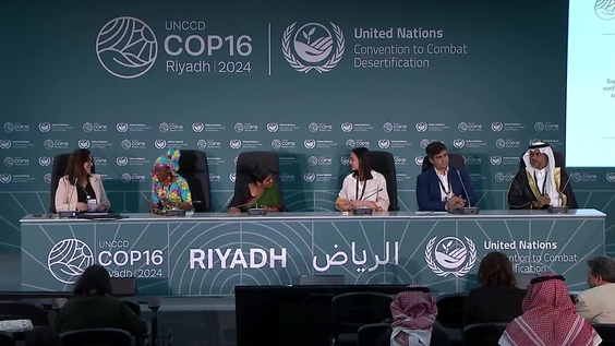 Voice of Civil Society Organizations press conference: CSOs at the heart of the fight against desertification - UNCCD COP16