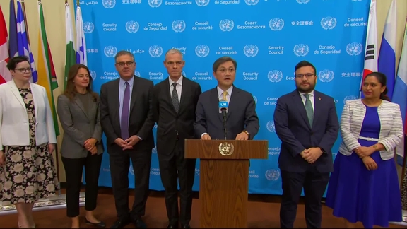 Joint Media Stakeout on Women in Afghanistan - Security Council Media Stakeout