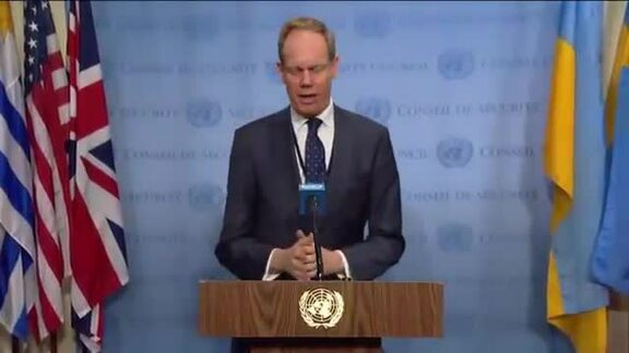Security Council President Briefs Press