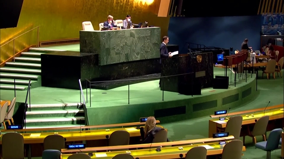 General Assembly: 31st Plenary Meeting, 76th Session