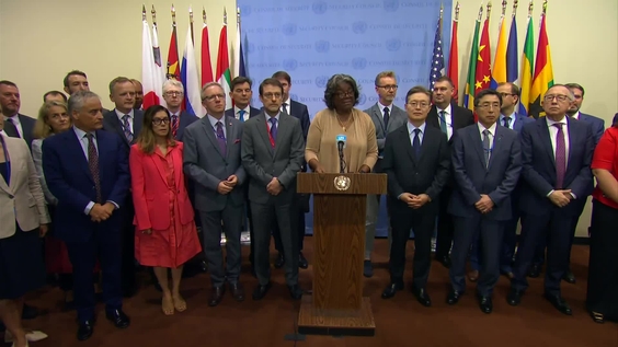 Joint Stakeout on the Human Rights Situation in the Democratic People&#039;s Republic of Korea - Security Council Media Stakeout