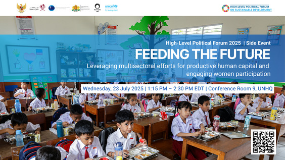 Feeding the future: Leveraging multisectoral efforts for productive human capital and engaging women participation (HLPF 2025 Side Event)