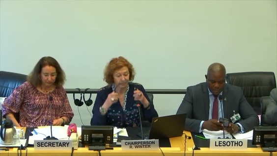Consideration of Lesotho (Cont'd) - 2295th Meeting 78th Session Committee on the Rights of the Child