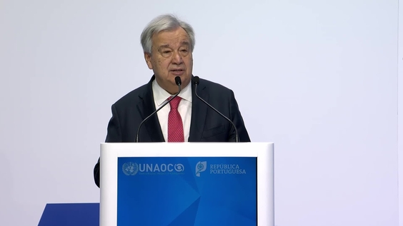 António Guterres (UN Secretary-General) at the opening of the 10th UNAOC Global Forum - Cascais, Portugal