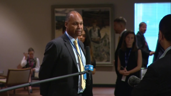 James Kariuki (United Kingdom) on the situation in Ukraine - Security Council Media Stakeout