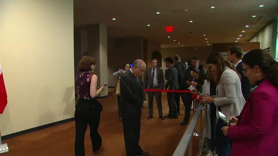 Mauro Vieira (Brazil) on the situation in the Middle East - Security Council Media Stakeout